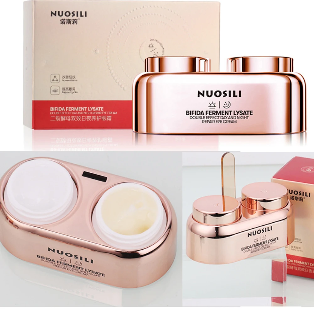 1Set giorno/notte Peptide crema per gli occhi antirughe collagene Anti occhiaie Anti-età Anti-gonfiore borse per gli occhi corea cosmetici