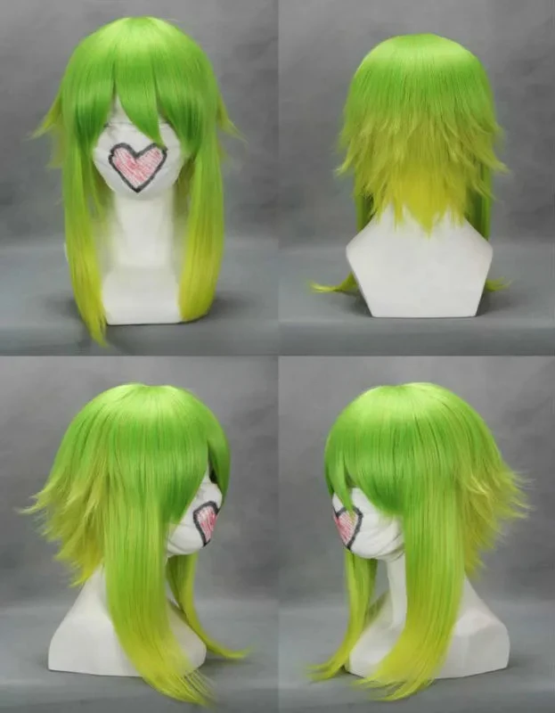 Free Shipping Anime VOCALOID GUMI Long Green Straight Cosplay Wig COS For Women’s Christmas Halloween Costume Party Wigs