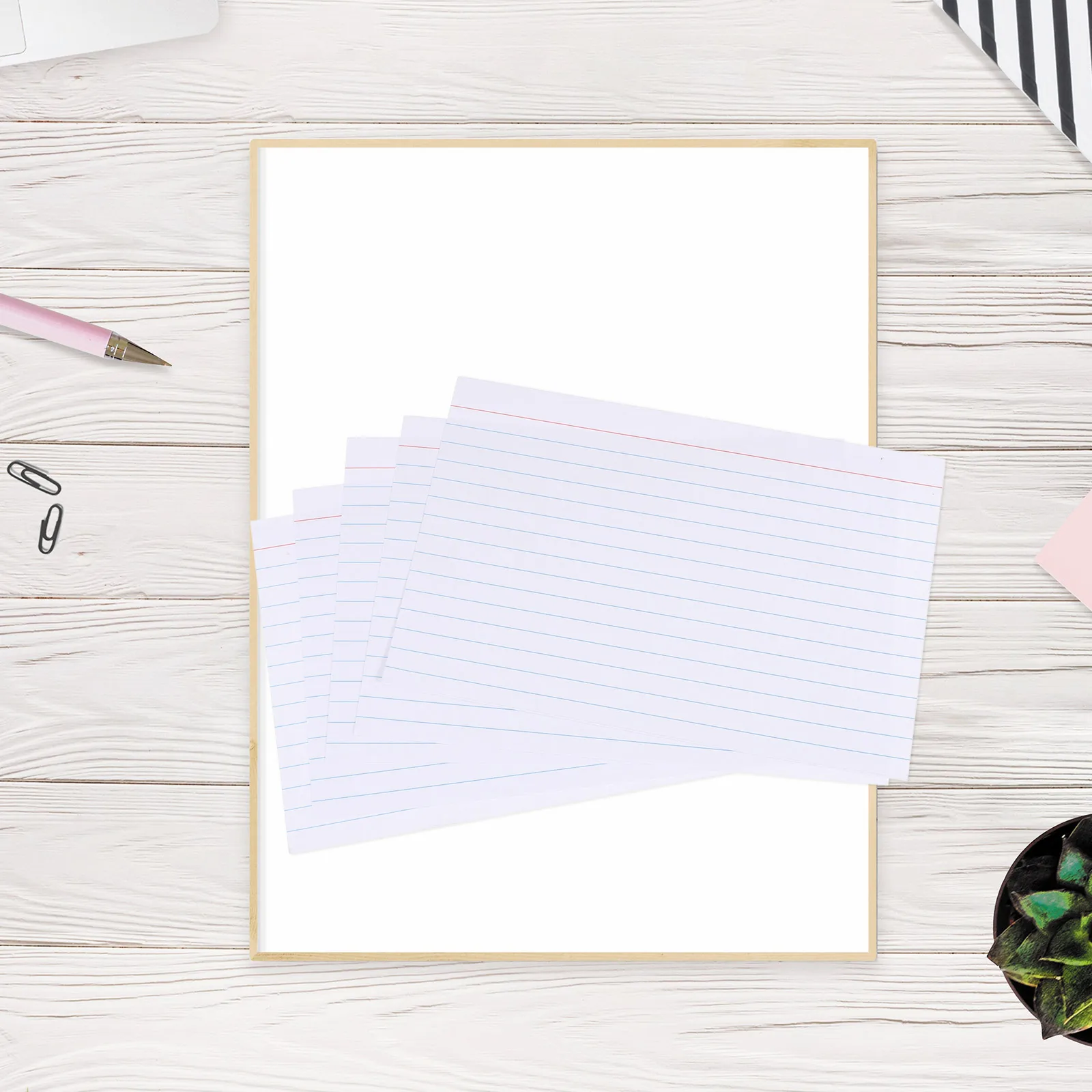 

200 Pcs Index Card Flashcards for Blank Paper Pads Revision Memo American Style Work