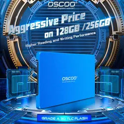 OSCOO-disco duro SSD de 2,5 pulgadas, unidad interna de estado sólido para ordenador portátil, Sata 3, 128GB, 256GB, 512GB, 1TB, HD