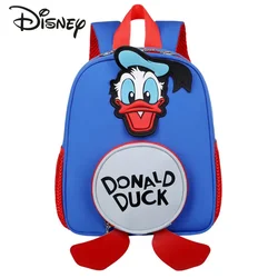 Disney Donald Duck Children's Backpack Fashion Large Capacity Boys' Backpack High Quality Cartoon Casual Student Backpack