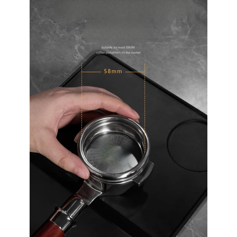 ForItalian coffee machine handle, double-layer extraction, Berlin Forest 58mm precision powder bowl, 18g/24g universal accessory