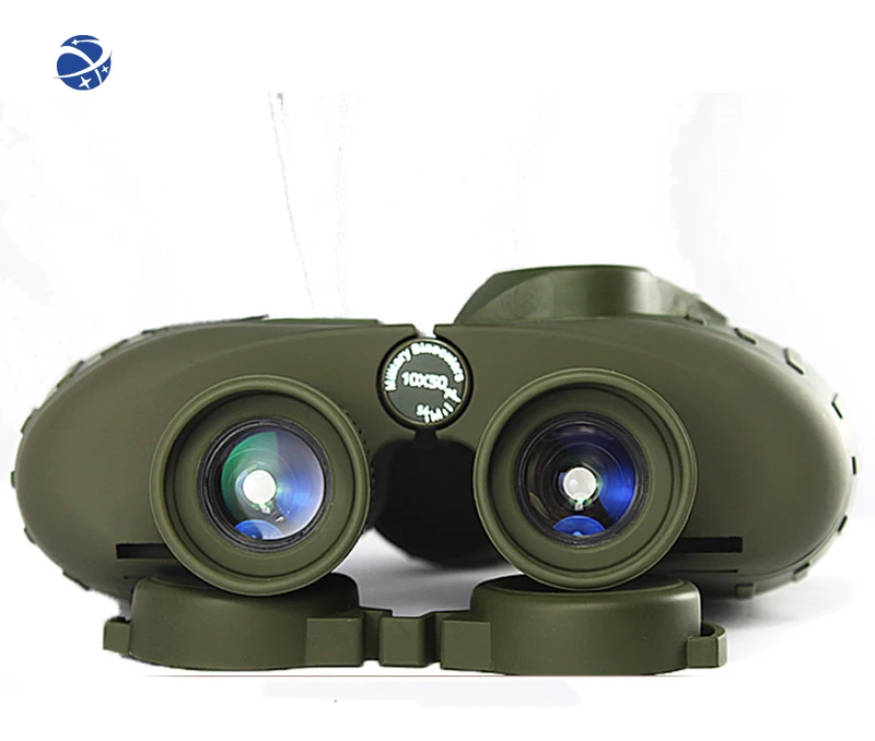 YYHC Binoculars 10x50 Professional Marine Binoculars Waterproof Digital Compass Hunting Telescope High power Low night vision