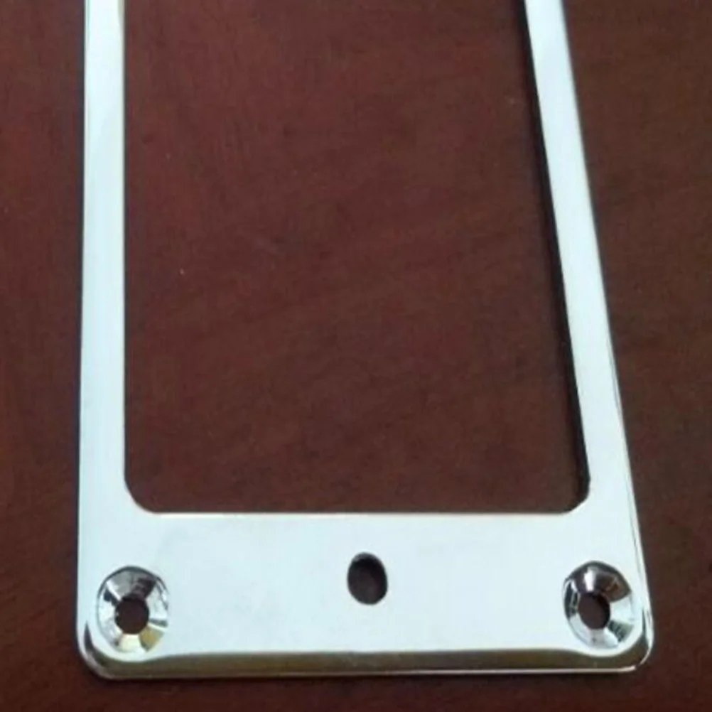 

1pcs Durable Metal Humbucker Pickup Mounting Rings Frame Mounting Ring Flat Base Pickup Frame (Silver)