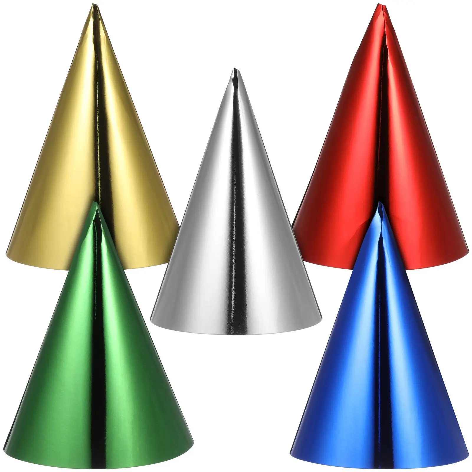 

15 Pcs Birthday Party Hats Colorful Cone Shaped Adult Favor 18 5CM Paper Supplies Vibrant Colors Elastic String Fit Celebrations