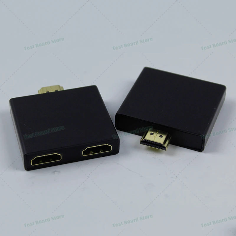 1Piece HDIM dual female HDMI adapter 1080P HD splitter 1 in 2 out HDMI ports for projectors/laptops/PC/gaming consoles