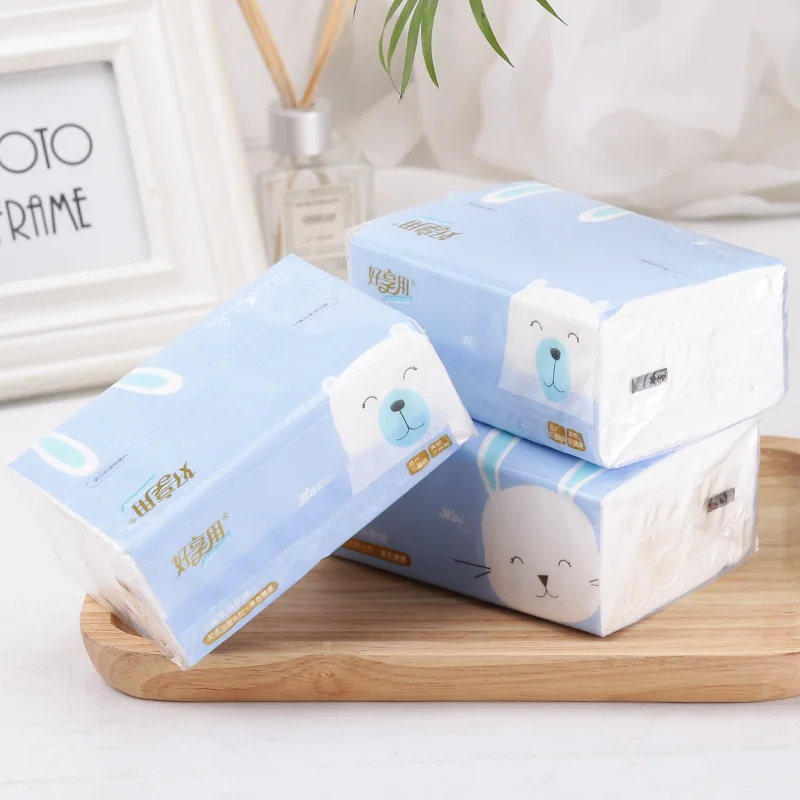 

10 Packs Paper Hand Towel Extraction Napkin Household Affordable Sanitary Facial Tissue Napkins Paper Towels Toilet Paper