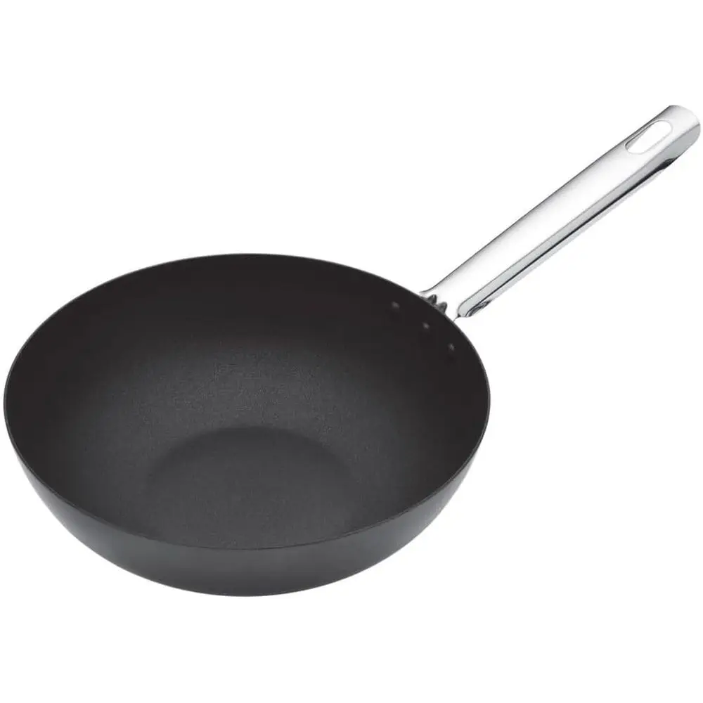 

24 cm Professional Non-Stick Carbon Steel Induction Wok