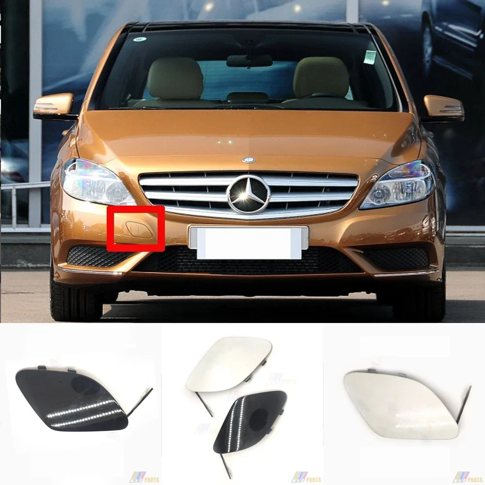 Tampa do gancho de reboque dianteiro para Mercedes-Benz Classe B (W246) 11-14, compatível com B160 B180 B200 B220 B250.