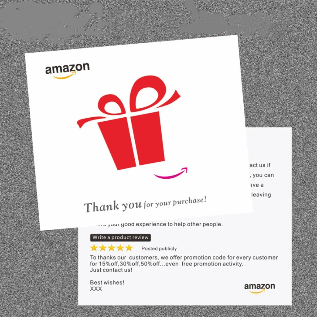 Customized Glossy Paper Thank You Gift Cards Printing Color Business Invitation Card for Holiday Any Sizes