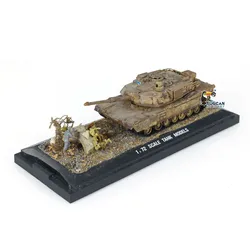 Heng Long 1/72 Scale US Abrams M1A2 Tank 3918 Static Model Without Sounds Smoke Electric Parts Toys for Boys TH24305