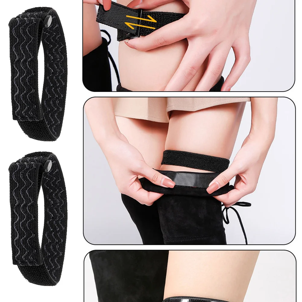 

1Set Boots Strap Anti-Slip Fixed Elastic Straps Over-Knee Adjustable Boot Bras Fixing Accessories for Long Boots