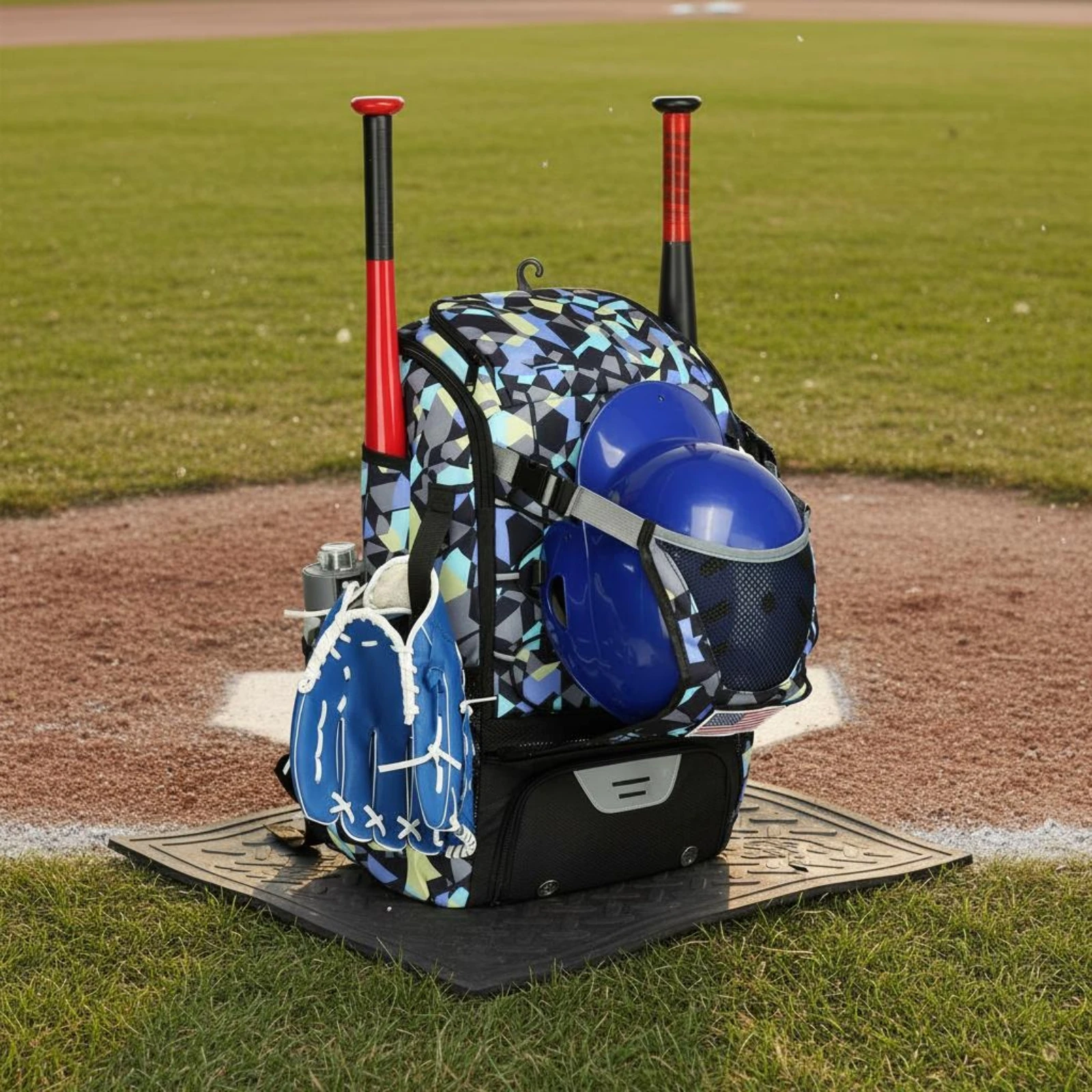 baseball-backpack-multifunctional-baseball-gear-backpack-softball-stick-bag-padded-shoulder-straps-fence-hook-for-practice