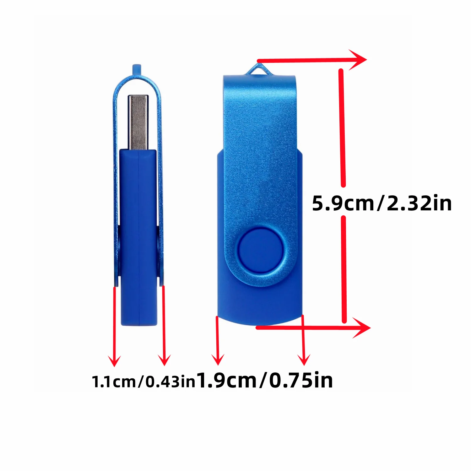 5Pcs/Lot Free Custom Laser Engraving LOGO Color Metal USB2.0 Flash Drive 4GB 8GB 16GB 32GB 64GB 128GB