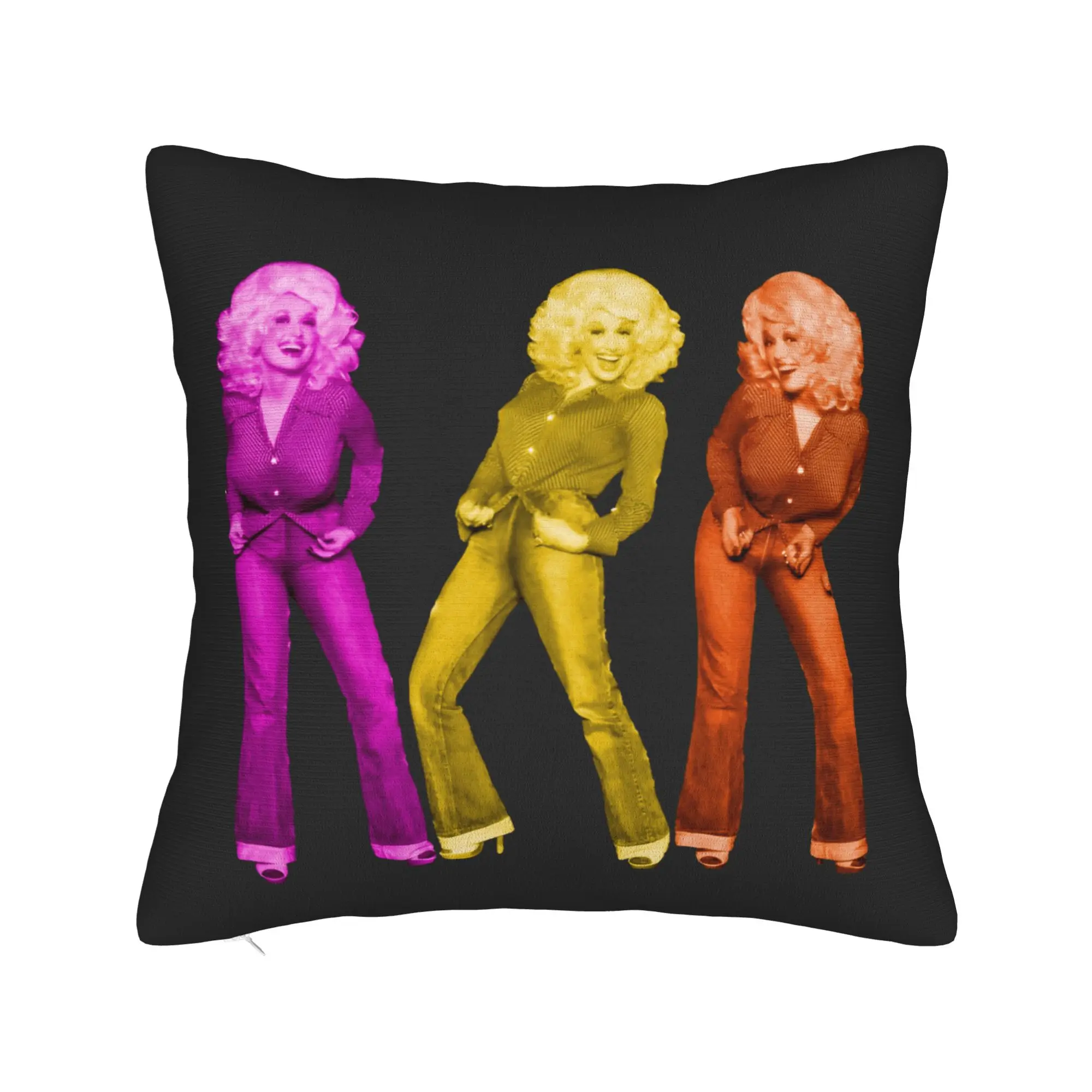 Pillow Cover Singer Dolly Parton  Novelty Pillow Case For Couch Sofa Bedroom Pillowcases