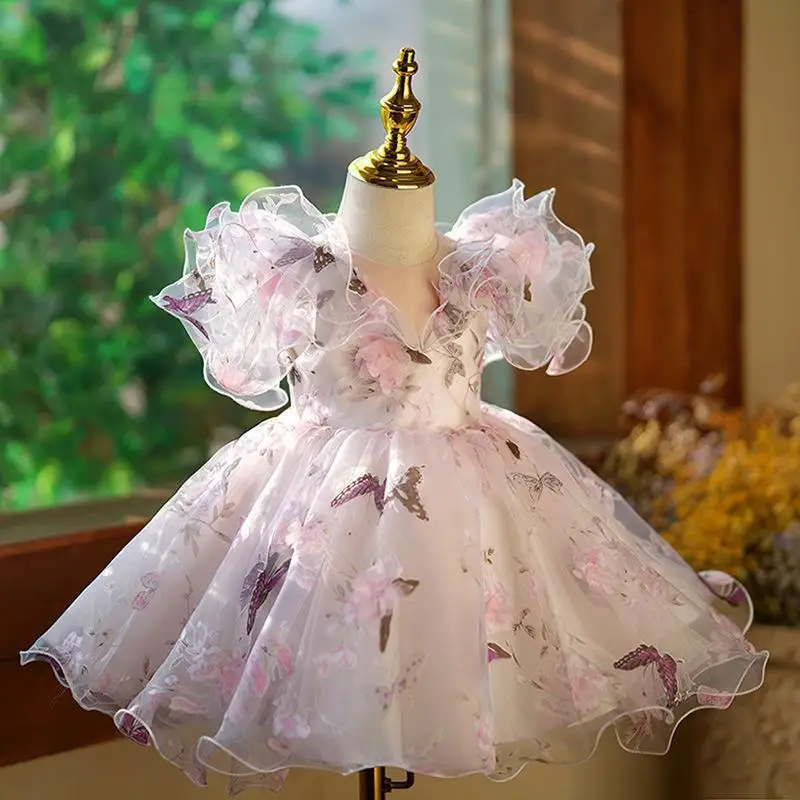 Robe longue tutu pour filles, tenue de soirée, noire, élégante, pour enfants de 8 ans, offre spéciale