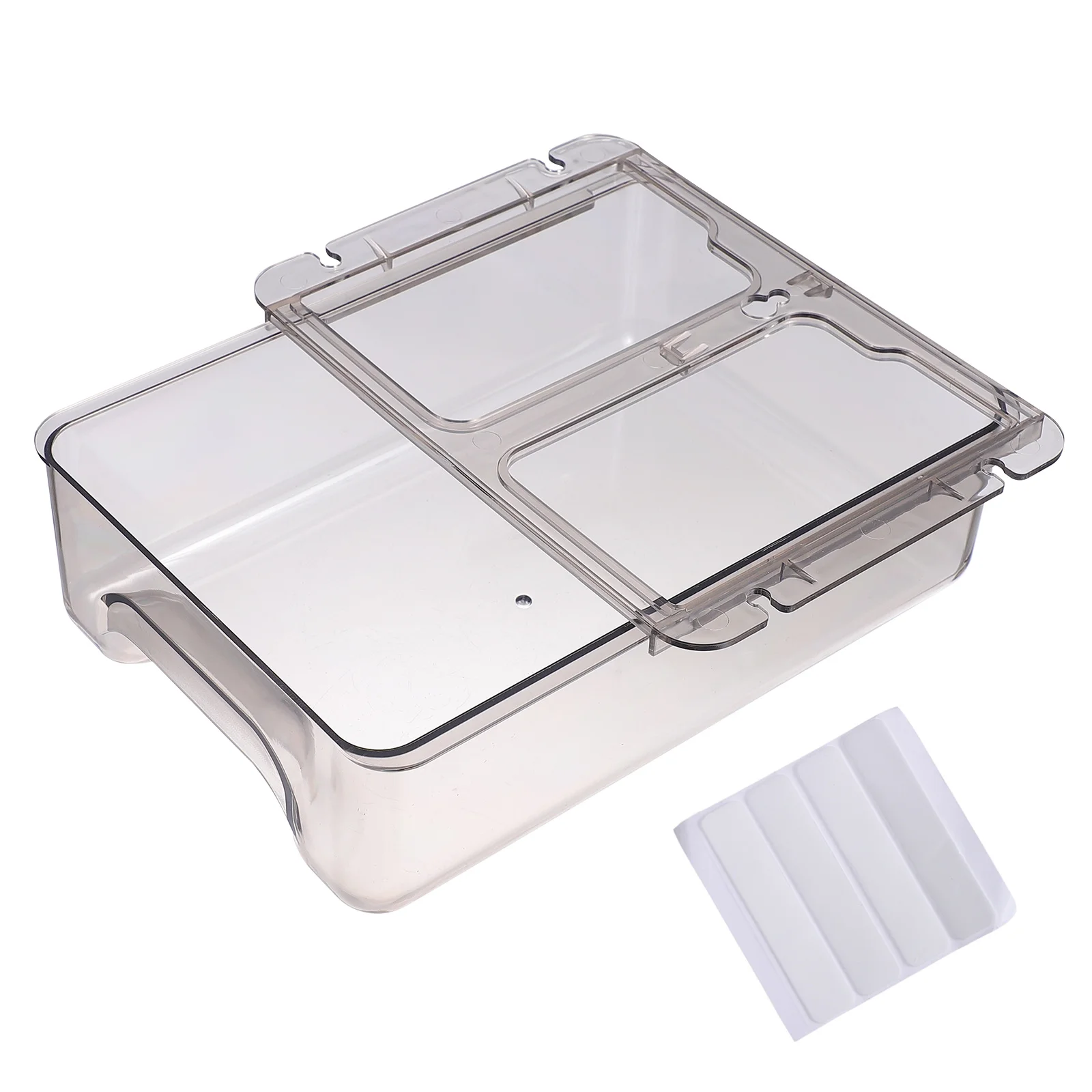 Under Desk Drawer Storage Box Versatile Sundries Organizer for Home Office Desktop Pen Organizer Hidden Table Drawer Storage