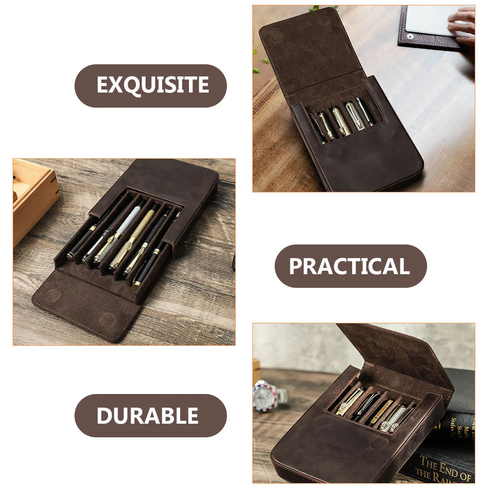 Pen Storage Box Organizer Case Container Pouch Delicate Small Fountain Single Display Holder Cases for Adults