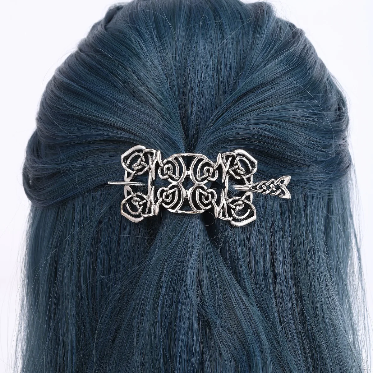 

Fashionable Viking Celtic Knot Hair Clip For Women Fashionable Multifunctional Norwegian Style Party Jewelry Birthday Gift