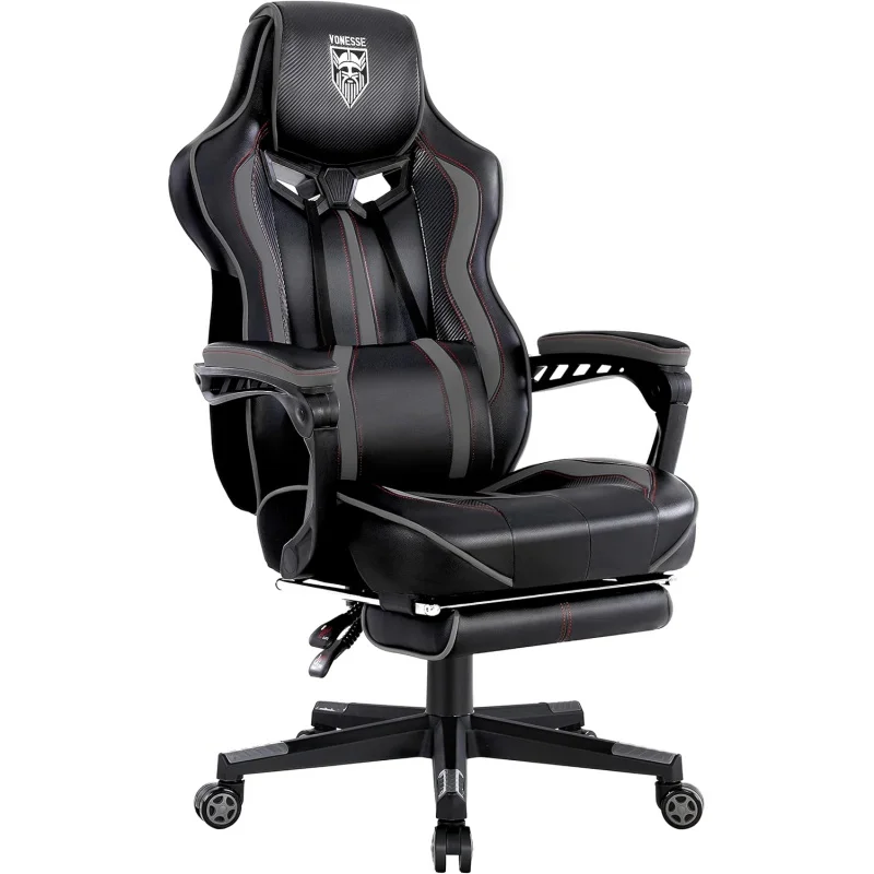 

Gaming Chair for Adults Gaming Chairs with Footrest Reclining Computer Gaming Chair Heavy People Gamer Chair Big and Tall