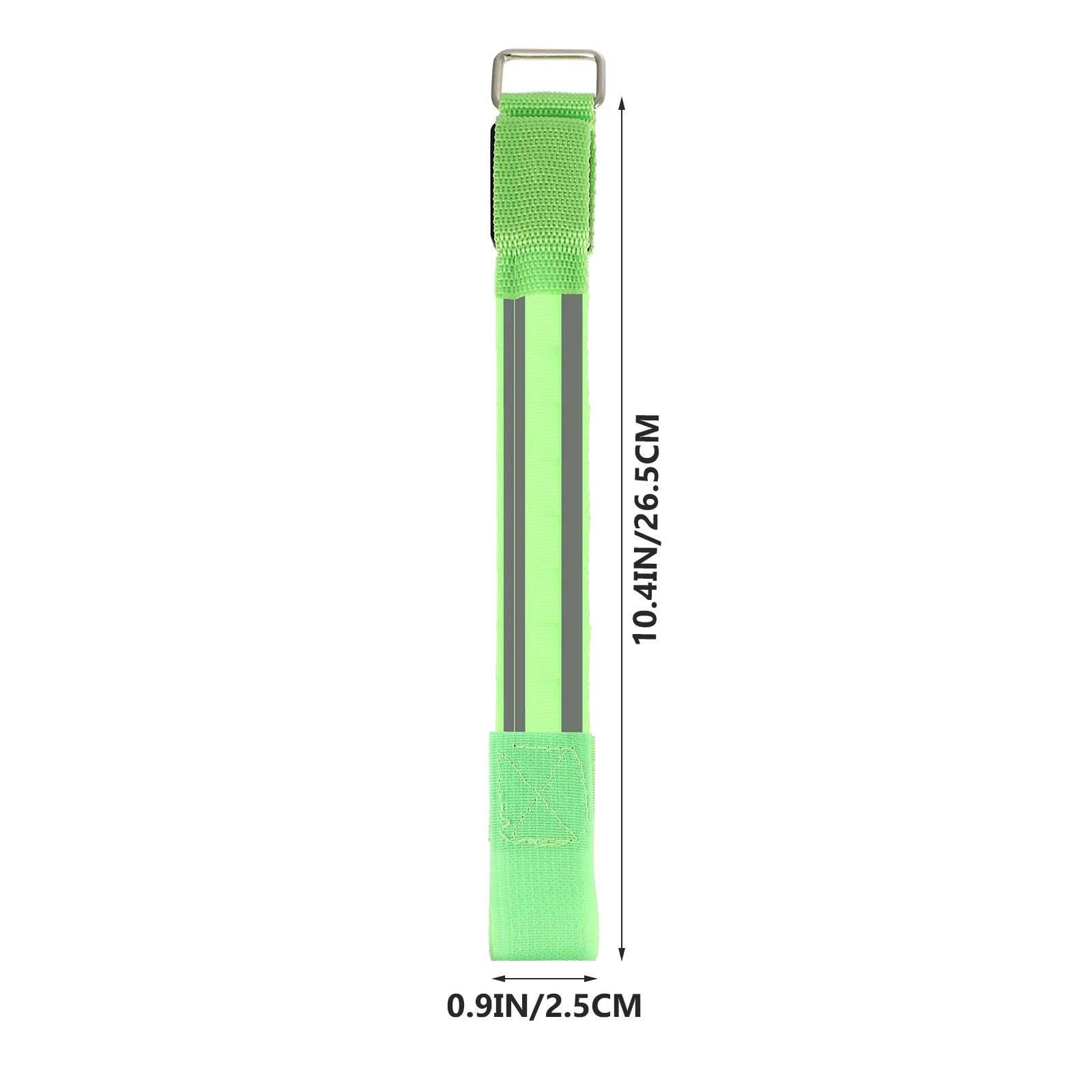 

2pcs Led Armbands High Visibility Night Running Bracelet Luminous Reflective Wrist Light Replaceable Adjustable Nylon