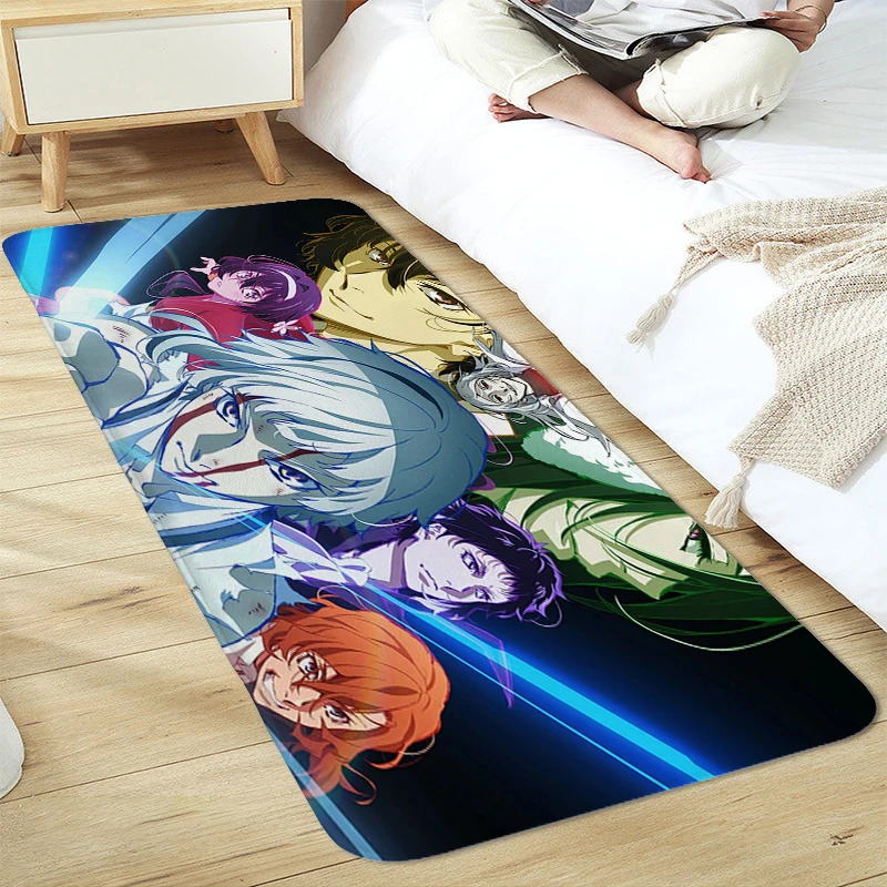 Anime Carpet for Bedroom B-Bungo Stray Dogs Outdoor Entrance Doormat Floor Mats for Home Living Room Kitchen Bathroom Rug