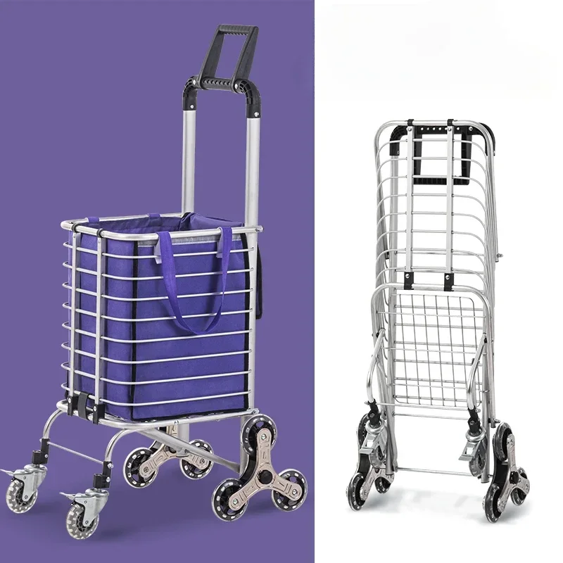

Shopping for the elderly, shopping, small cart, pulling goods, trailer, portable, foldable, climbing stairs, light household