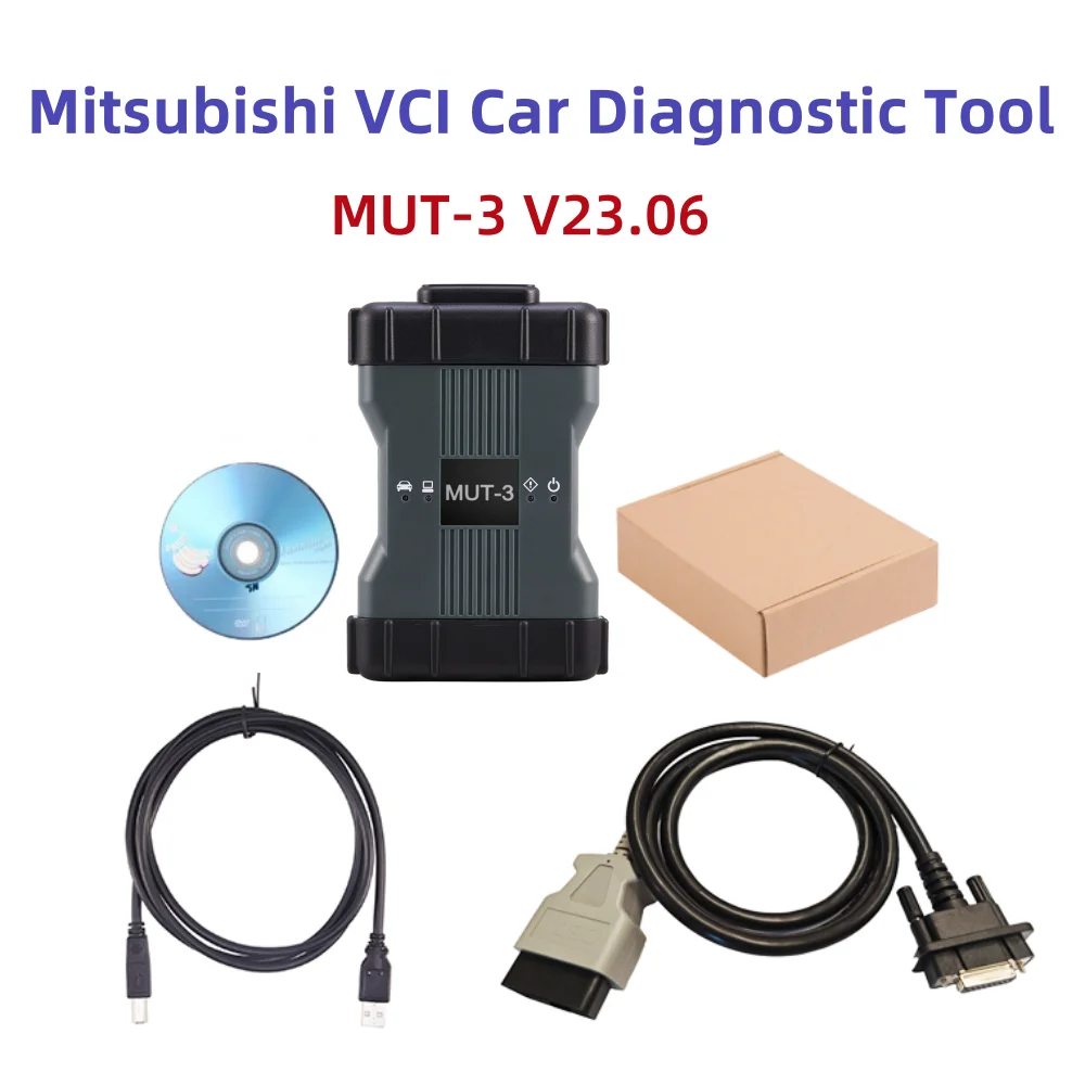 Best MUT III SE Mitsubishi MUT-3 VCI Diagnostic Tool MUT-3 v23.06 Support J2534 ECU Programming Car Diagnostic Tool