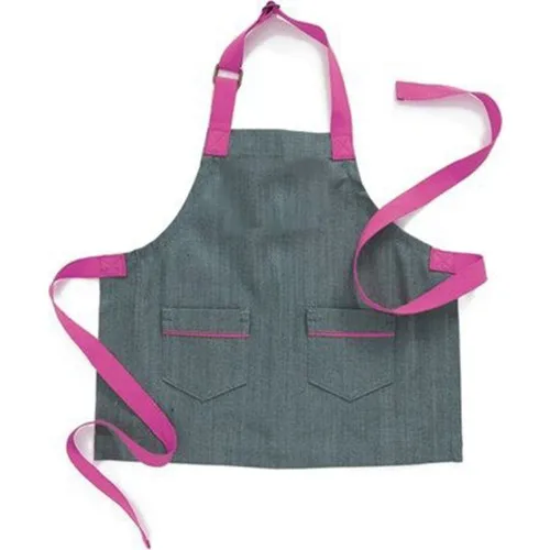 Medusa Forma Jeans Suspenders Chef Barista Cook Barber Tattoo Waiter Bib Fuchsia