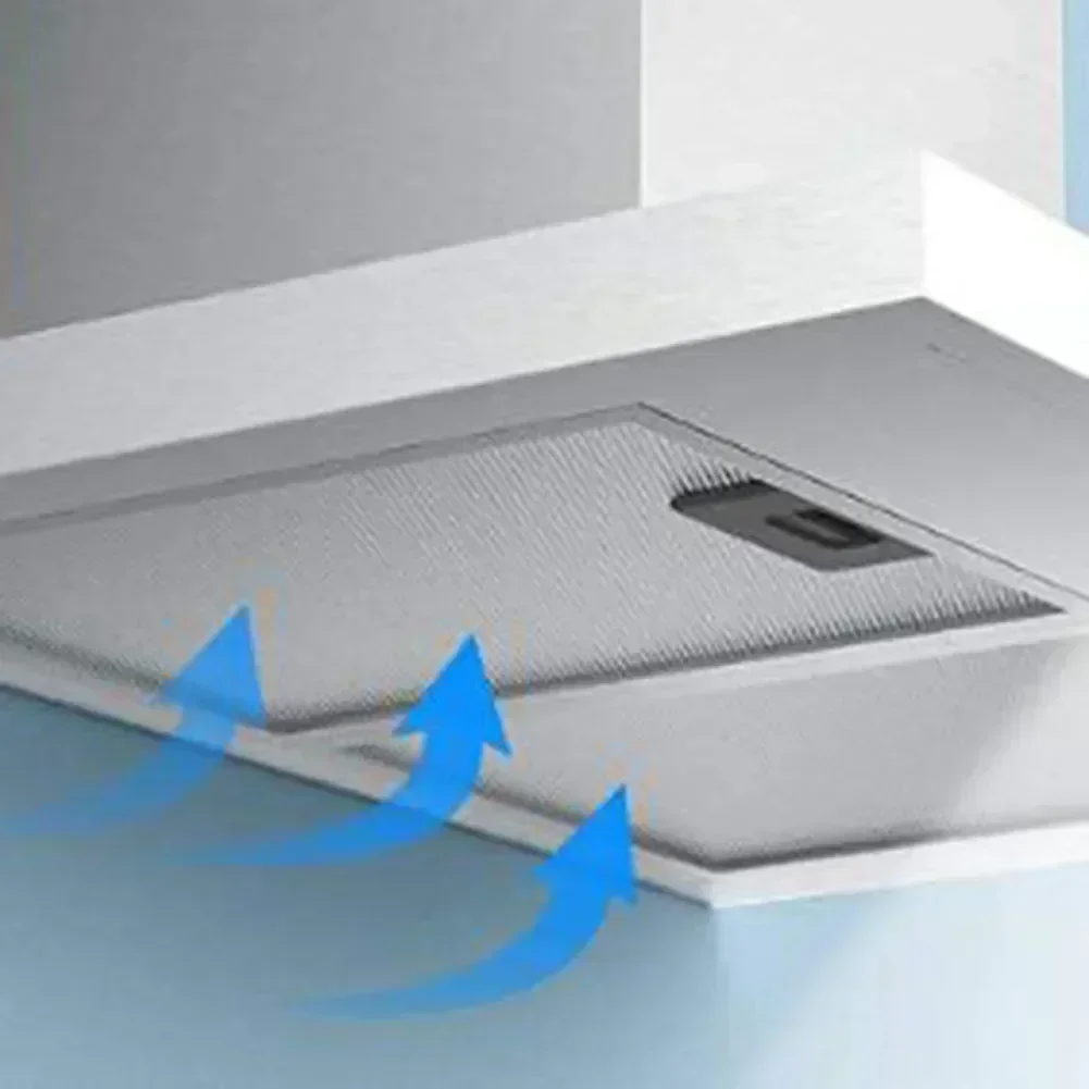 Replacement Cooker Hood Filter with Multi Layer Stainless Steel Metal Mesh to Enhance Range Hood Performance 400 x 300 x 9MM