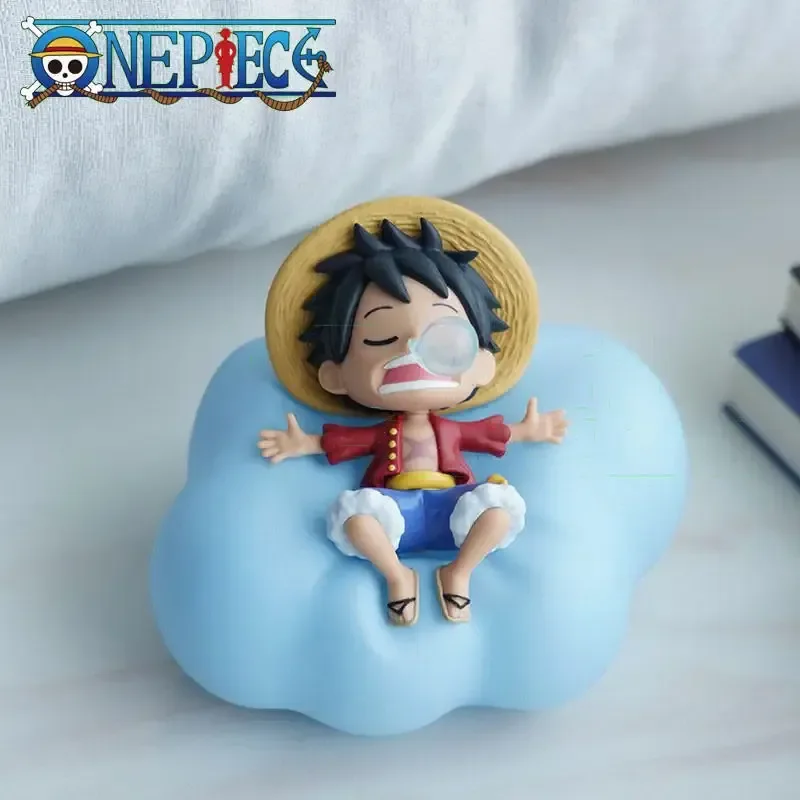 Heiße einteilige Anime Blind Box Serie Nachtlicht Spielzeug Ruffy Zoro Nami Sanji Chopper Figuren süßen Traum führte Mystery Box Ornament