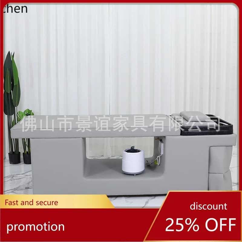 

ZML Head Therapy Shampoo Bed Hair Salon Constant Temperature Steaming Water Circulation Barber Shop Special Shampoo Bed