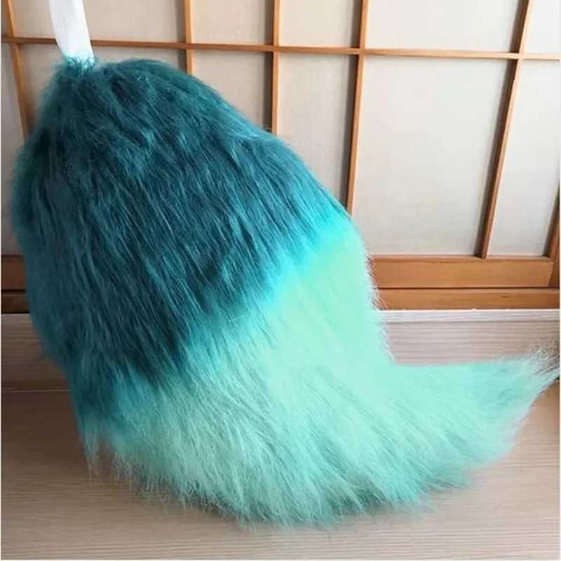 Honkai Star Rail HuoHuo Tail  Cosplay Tail Soft Plush HuoHuo Costume Props for Party Halloween