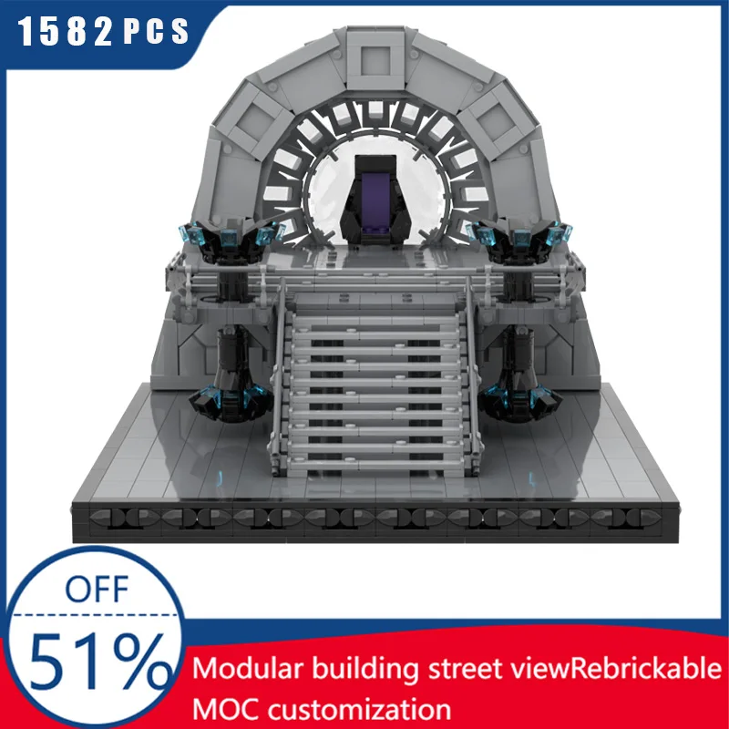 

1582PCS Moc Star Battle Series The Seat Of Emperor Model Building Blocks Bricks Diy Creative Assembly Educational Toys Kid Gifts