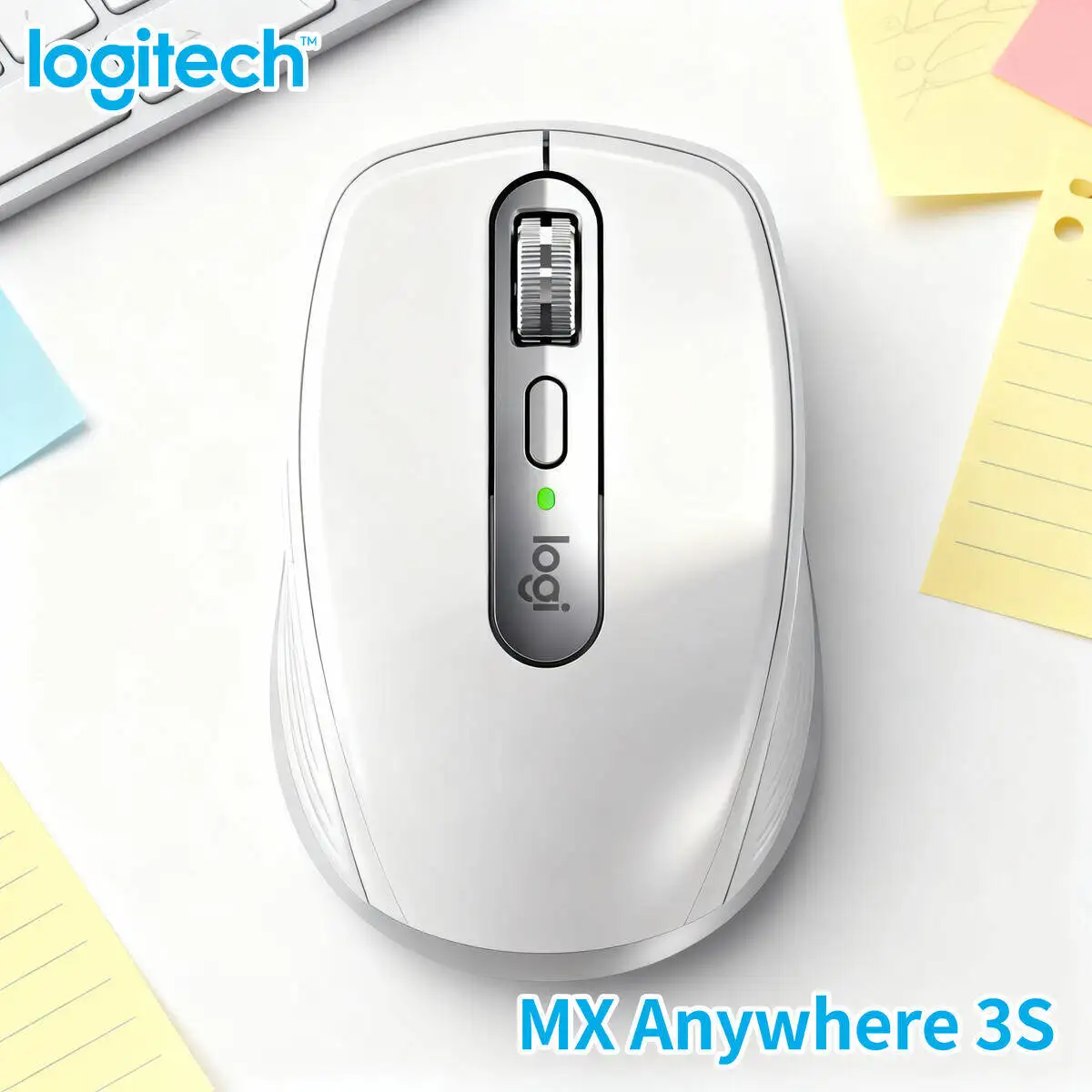 

Logitech MX Anywhere 3S Ergonomic Mouse for Architects Design Work Multi-OS