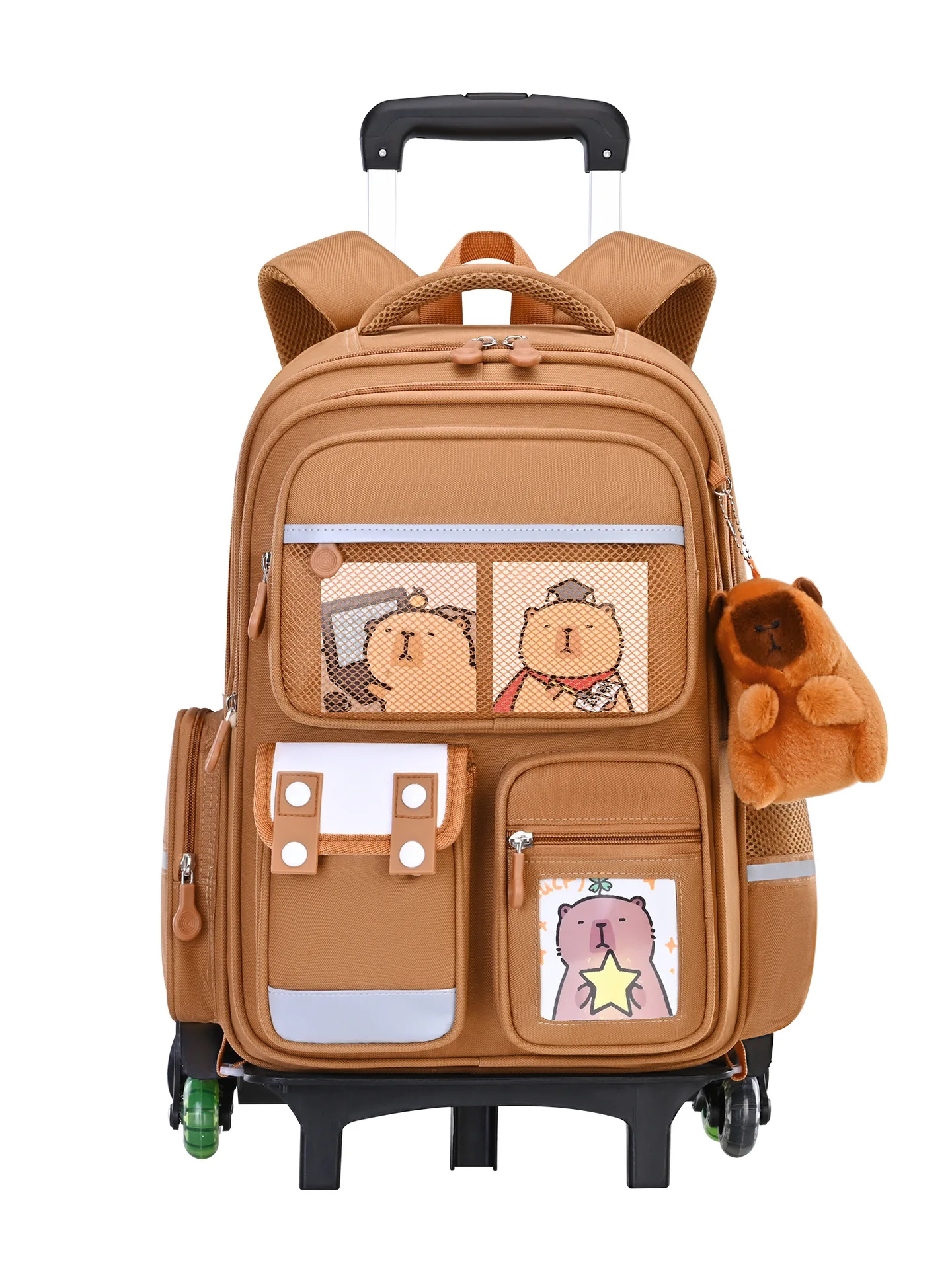 

Children Rolling backpack Bags student wheeled backpack for girls boys kids School trolley bag for kids school bag with wheels