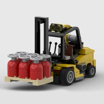 NIEUW 109 STKS MOC stad Techniek Modulaire Industriële Lift Truck Heftruck model DIY creatieve ideeën Kind Speelgoed Gift technologie Blok