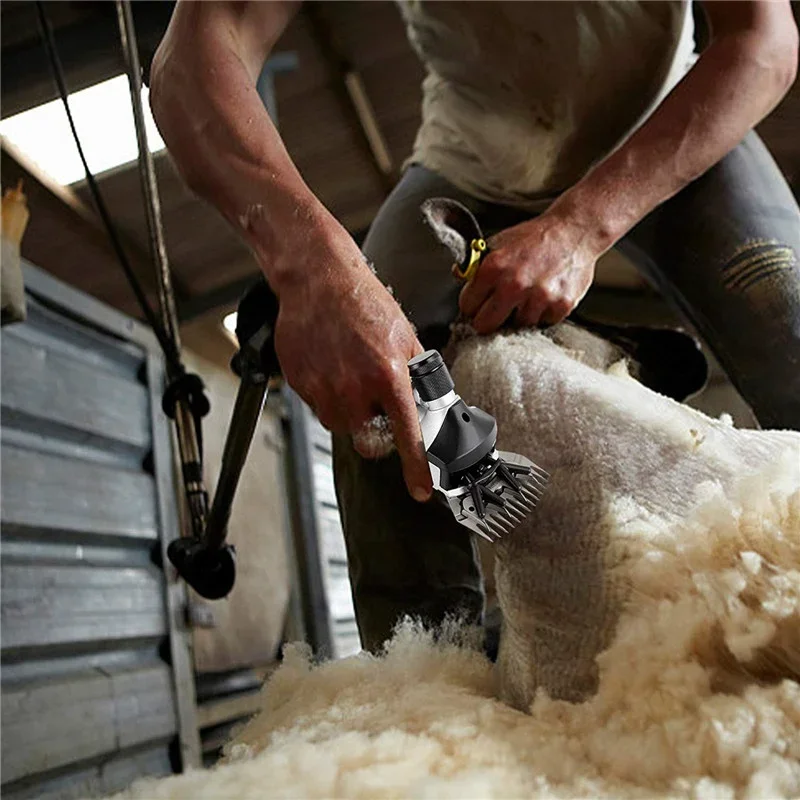 1500W 6 Speeds Sheep Shears Professional Heavy Duty Electric Shearing Clippers, for Shaving Fur Wool in Sheep