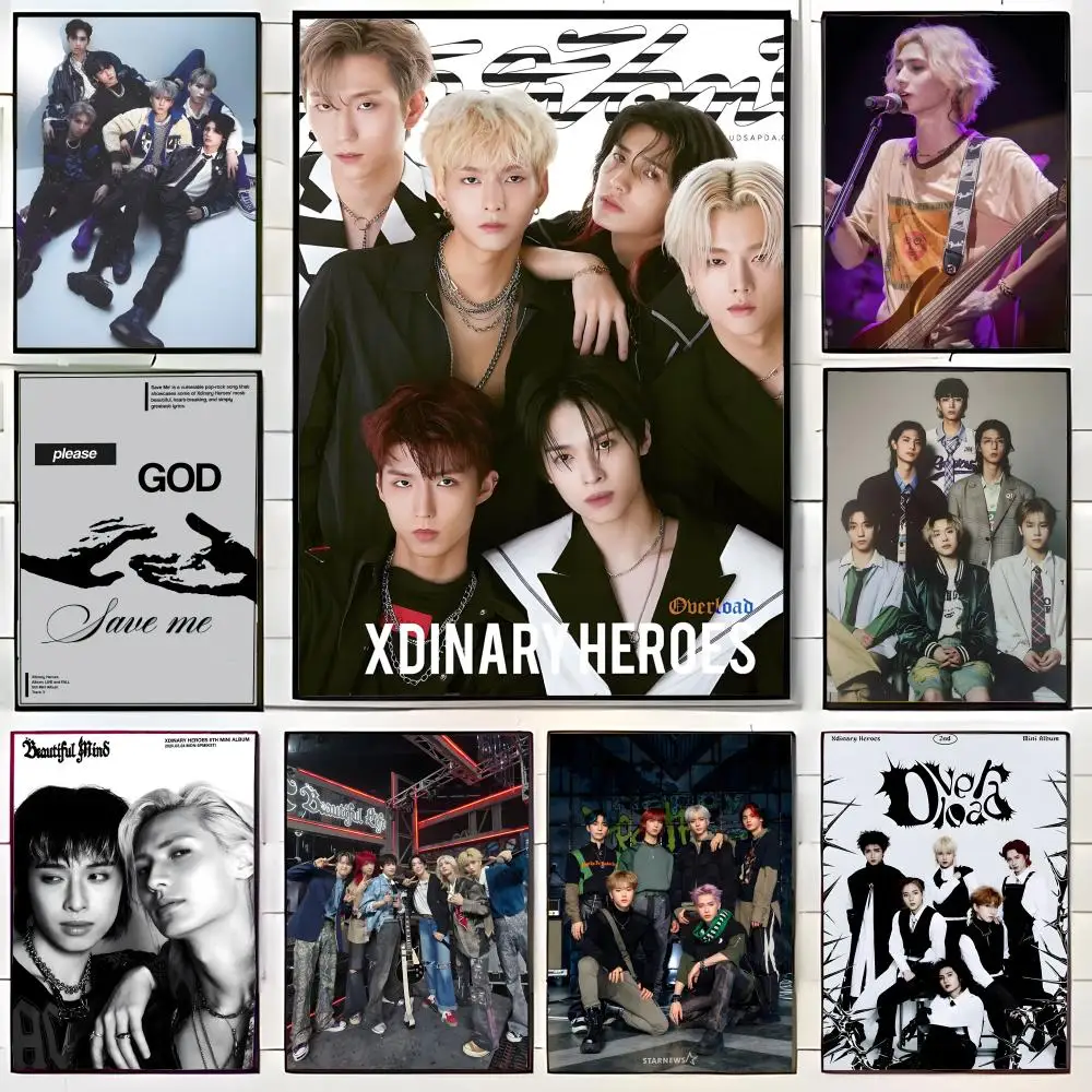 Rock Energetic Innovative Band X-Xdinary H-Heroes Poster Wall Art Print Poster Decorative Mural Home Decor Gift Unframed