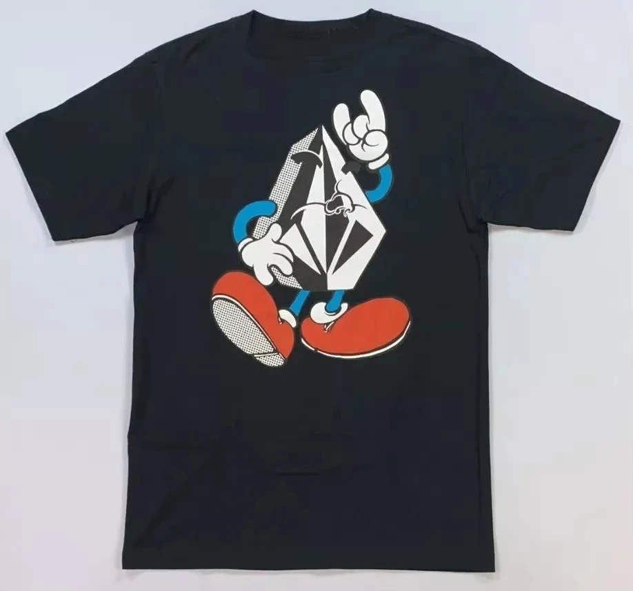 2026 Men's Volcom Short Sleeve Cotton T-Shirt NEW High-end Luxury Is for Both Men and Women Top Y2k