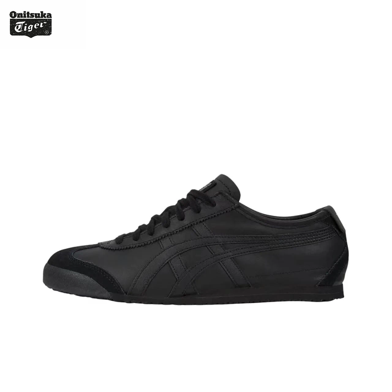 Asics Onitsuka Tiger MEXICO 66 Original Classic Low Side Tiger Onitsuka  Men Women Sneaker Lightweight Black