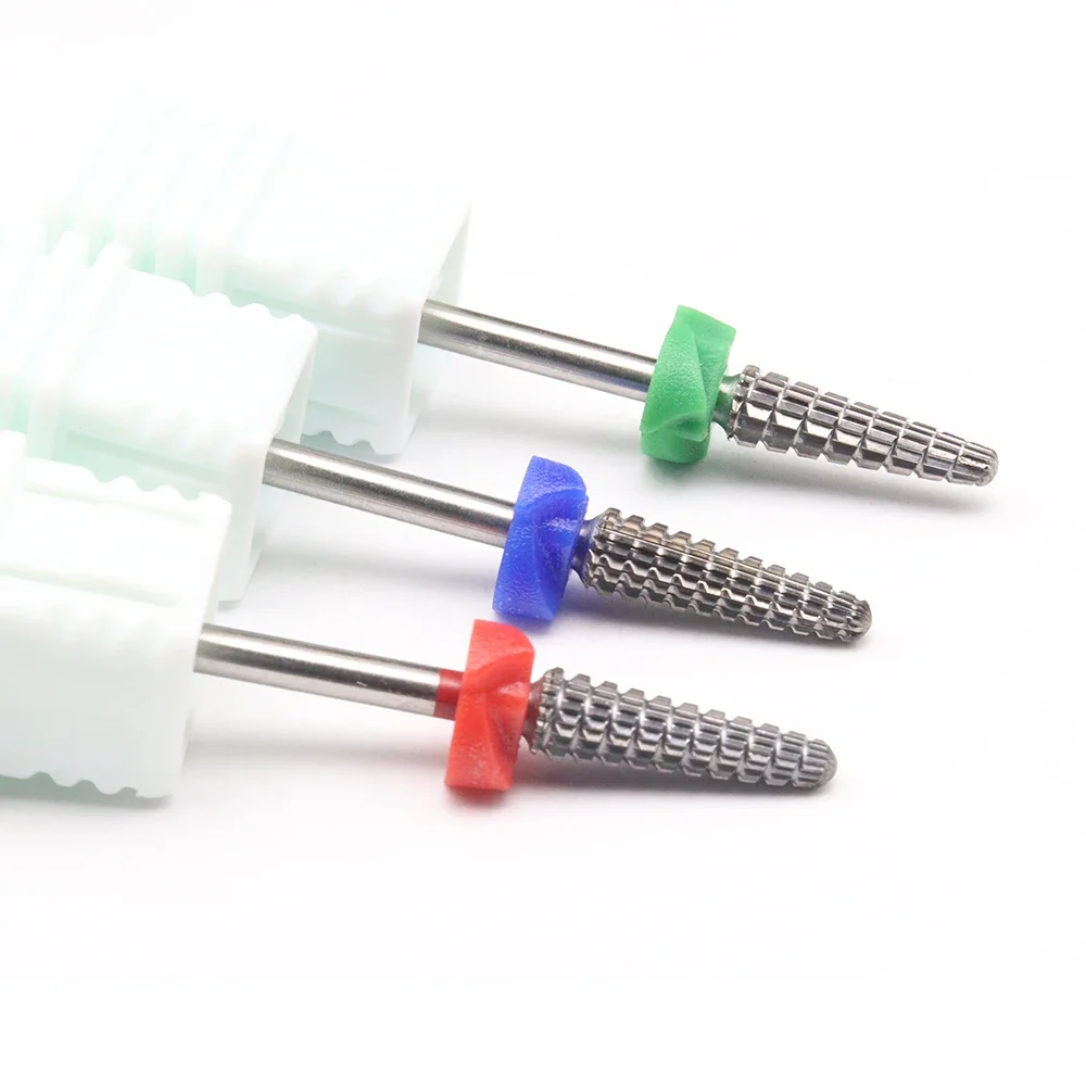 1Pcs Tungsten steel 2Way Professional Carbide Nail Drill Bit - Efficient Gel Removal Tool, Electric Drill Accessory for Manicure