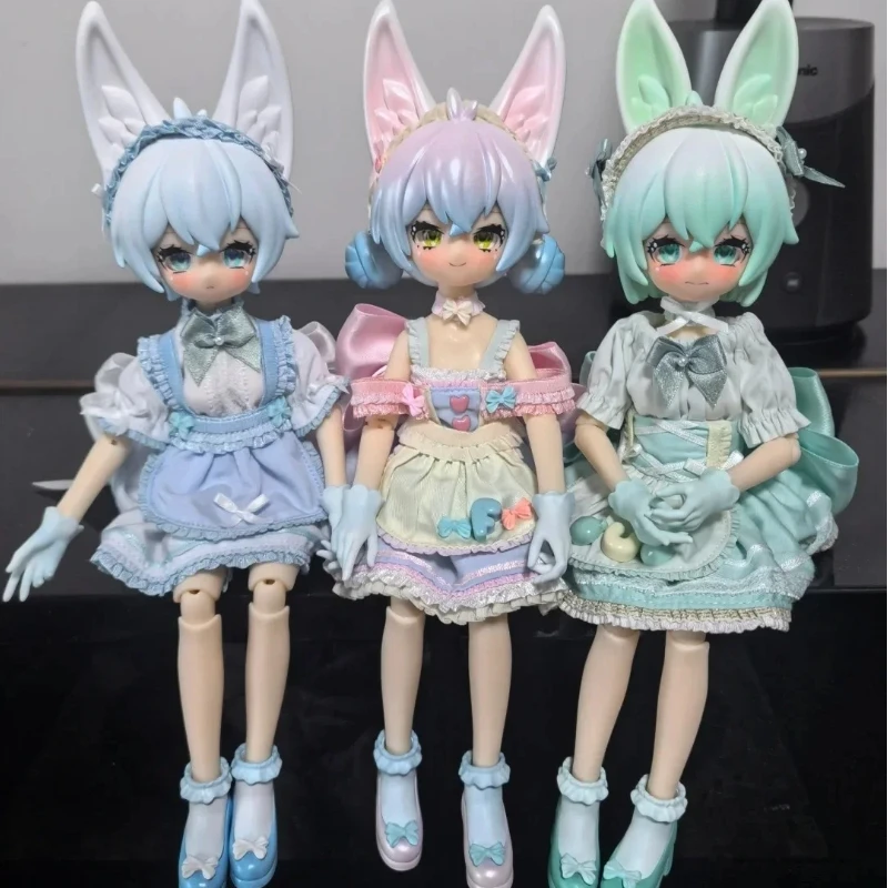 

Ufdoll Tea Drink Series Mini 6 Points Bjd Dolls Anime Action Figure Kawaii Tabletop Ornament Toys Figurine Birthday Gifts