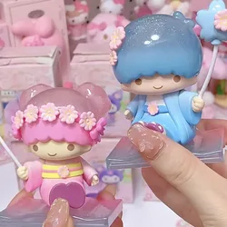 2Pcs/Set Blossom And Wagashi Series  Little Twin KiKi and LaLa Action Figure Toys Kawaii Gifts for Kids