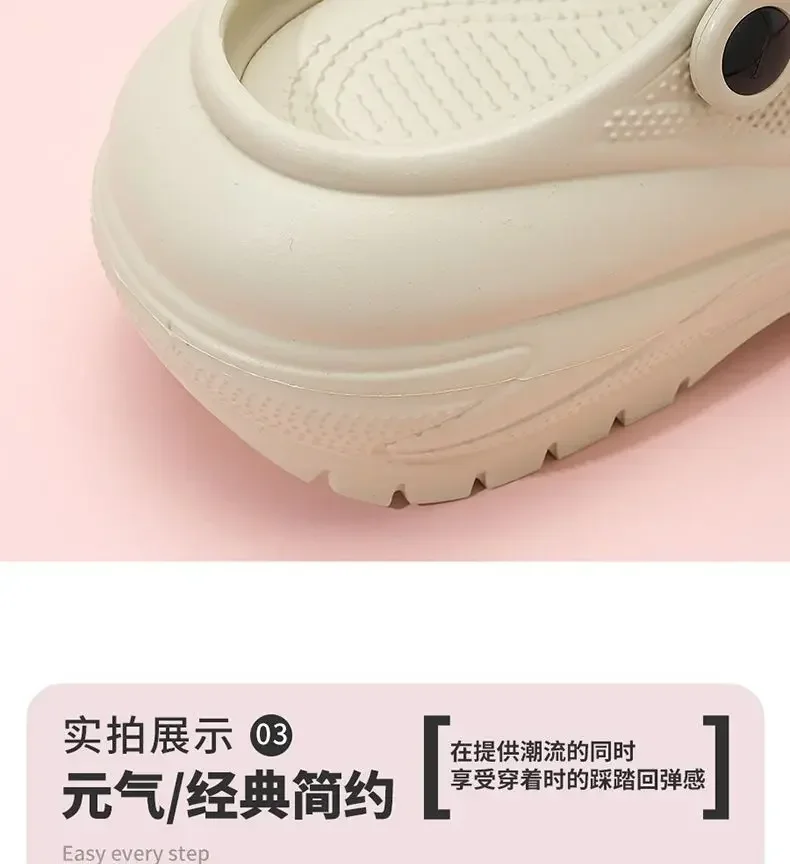 Fashion Charms Clogs New Arrival Thick Sole Outdoor Women Slippers High Quality Summer Beach Sandals For Girls