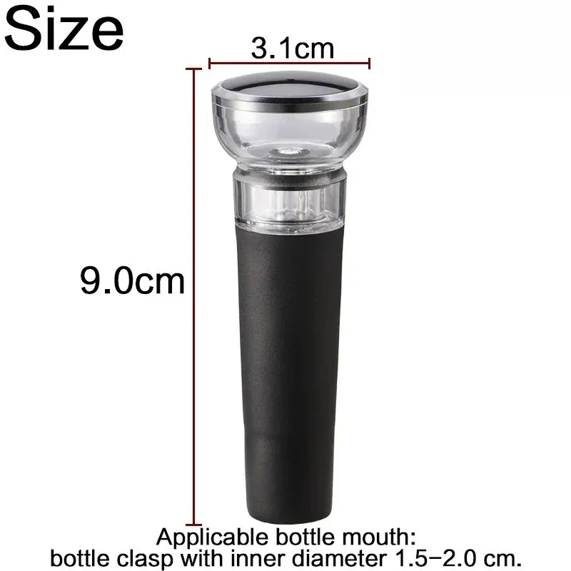 New Red Wine Bottle Stopper, Wine Bottle Cork, Vacuum Bottle Stopper, Wine Sealer, Bottle Capper, Freshness Sealing Device