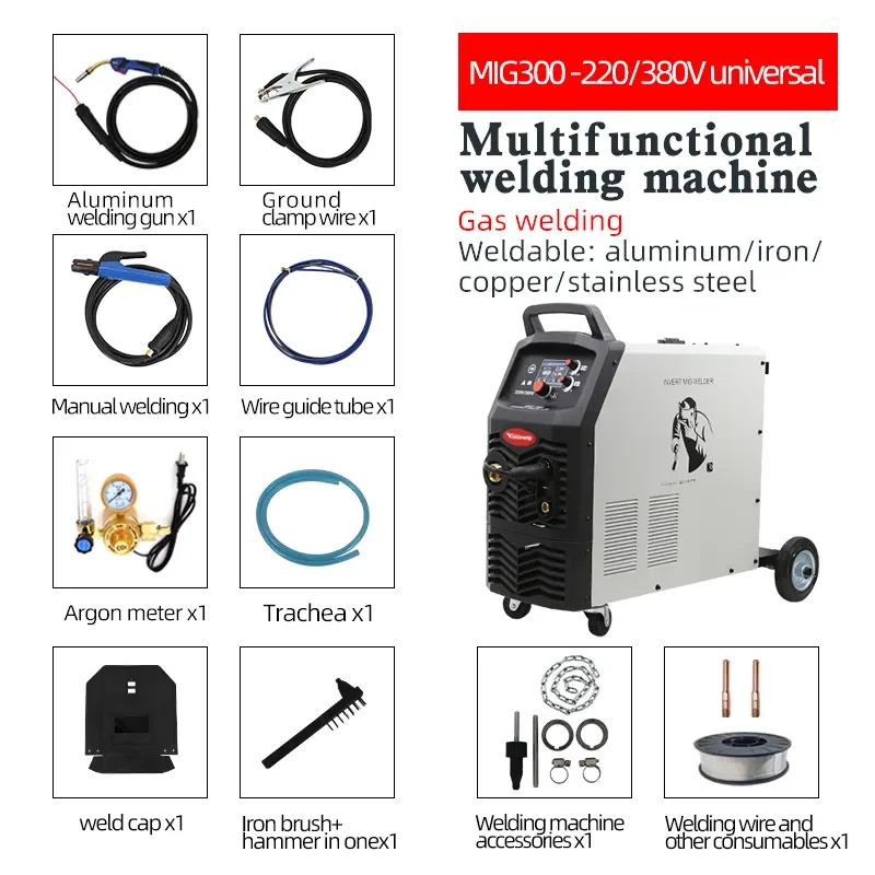 FUNISI Welding Machine Portable Arc Welders Laser Welders Multifunctional Mig Welders Pulse Welding Machine Mig Plasma Cutter