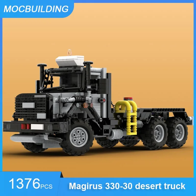 MOC Building Blocks 164L Heavy Duty Crane Truck Model DIY Assemble Bricks Transportation Collection Display Toys Gifts 3517PCS