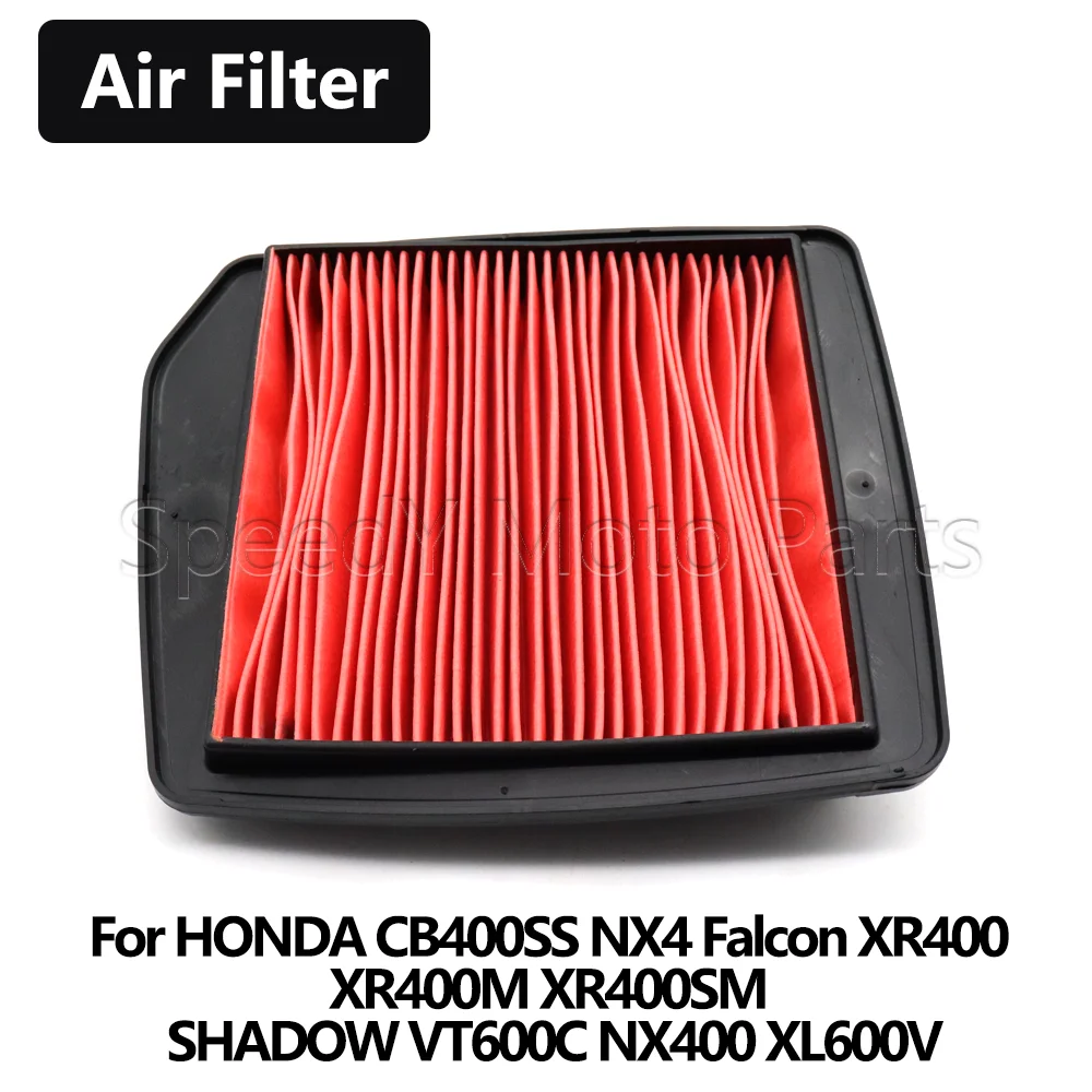 Filtro de Ar para Moto Honda CB400SS NX4 Falcon XR400 M SM SHADOW VT600C NX400 XL600V - Elemento de Filtro de Entrada de Ar