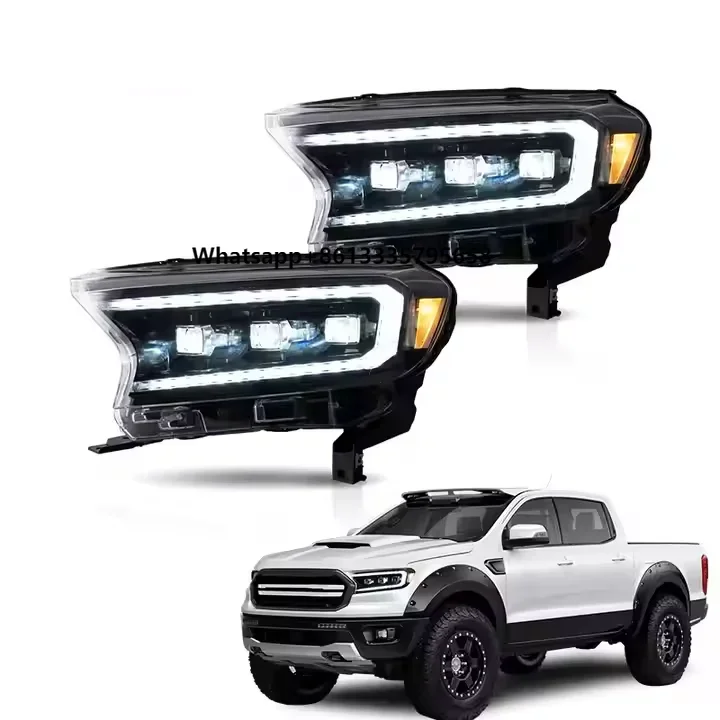 

VLAND New 6000K Color Temperature SMD Amber/White LED Headlights for Ford Ranger 2016-2022 T6 T7